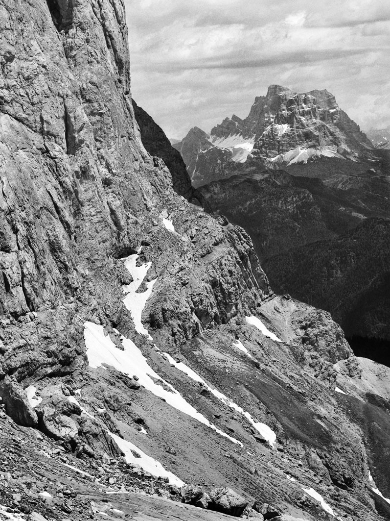 Gruppo della Marmolada, Monte Pelmo dal Passo Ombretta (1993)