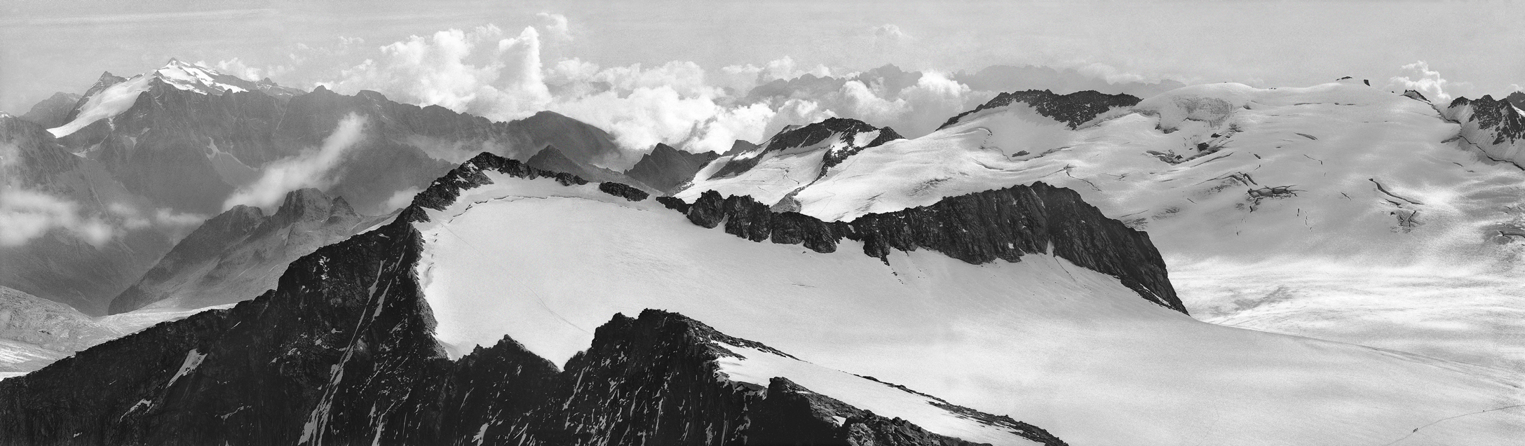 Gruppo Adamello-Presanella, Panorama dalla vetta dell'Adamello (2002)