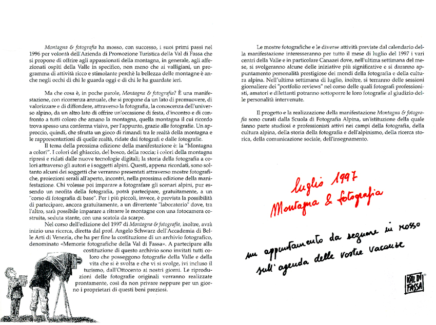 Scuola di fotografia alpina