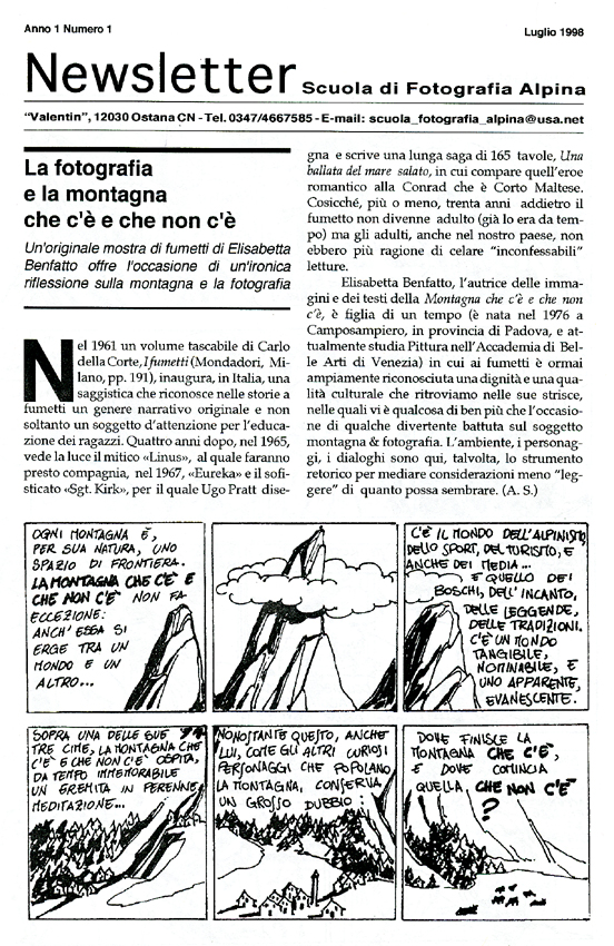Scuola di fotografia alpina